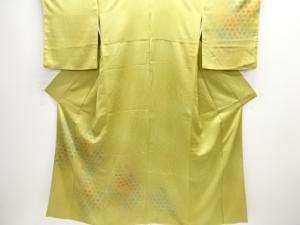 籠目模様暈し一ツ紋訪問着